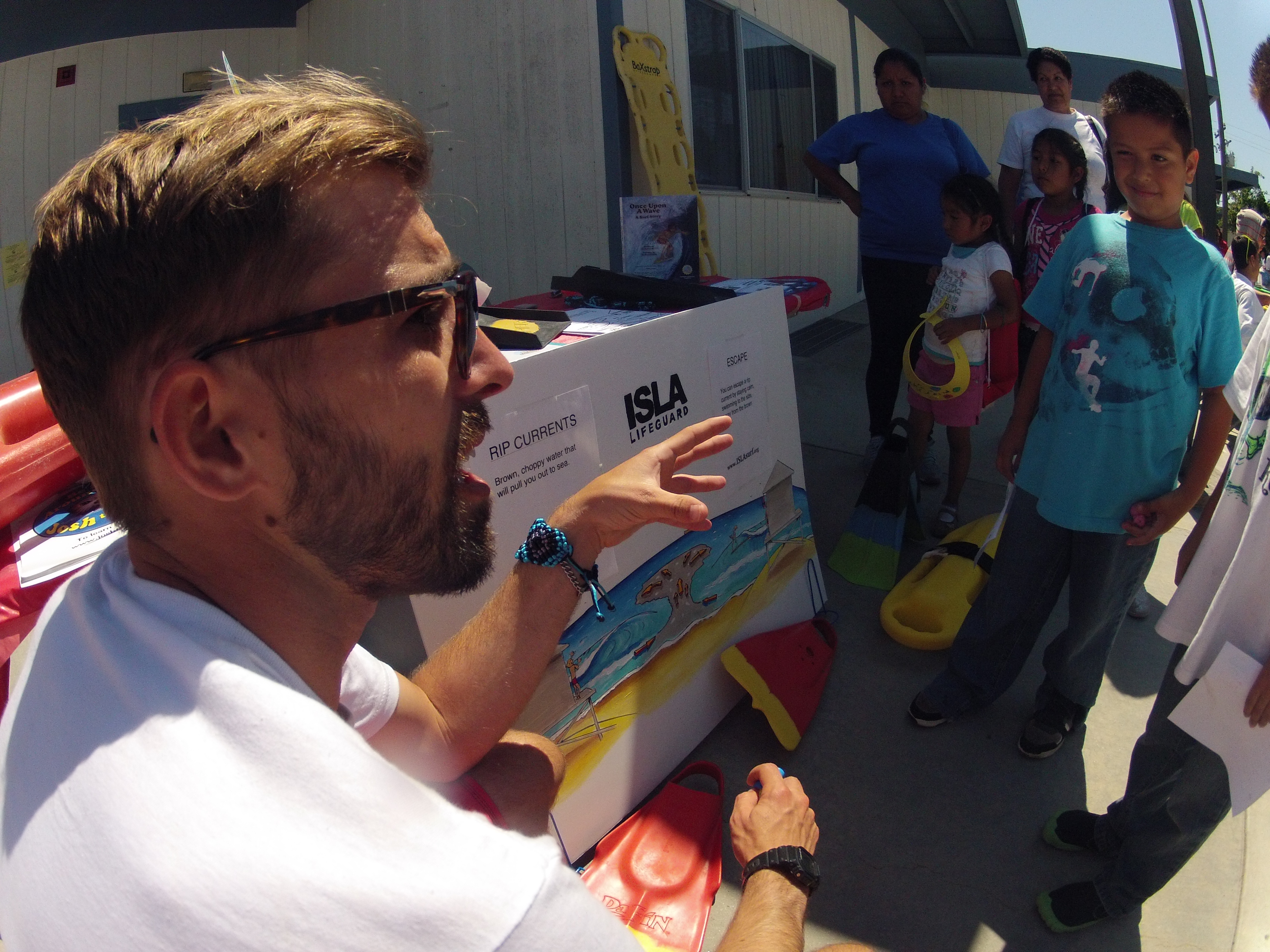 Mr. Erwin at the ISLA booth